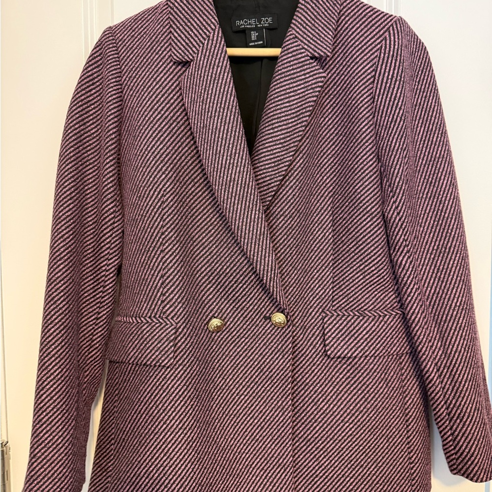Rachel Zoe Women's Blazer with Red and White Stripes